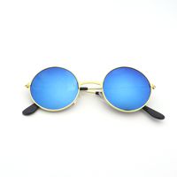 Punk Streetwear Solid Color Ac Round Frame Full Frame Women's Sunglasses sku image 23