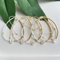 Simple Style Letter Glass Wholesale Bracelets main image 1