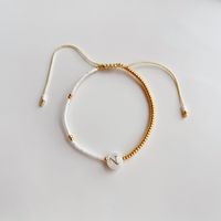 Simple Style Letter Glass Wholesale Bracelets sku image 12