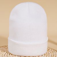 Pure Color Double-layer Warm Korean Style Knitted Hat Wholesale Nihaojewelry sku image 16