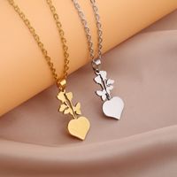 Fashion Heart Shape Stainless Steel Plating Drop Earrings 1 Piece 1 Pair main image 2