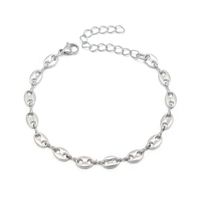 Simple Style Geometric Stainless Steel Plating Bracelets 1 Piece main image 5