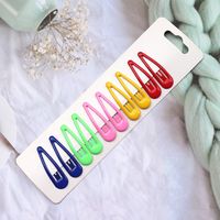 Cute Solid Color Plastic Hair Clip 1 Set sku image 13