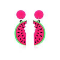 1 Pair Funny Fruit Arylic Women's Drop Earrings main image 1
