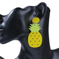 1 Pair Funny Fruit Arylic Women's Drop Earrings sku image 9