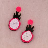 1 Pair Funny Fruit Arylic Women's Drop Earrings sku image 7