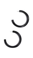 1 Pair Novelty C Shape Arylic Hoop Earrings main image 6