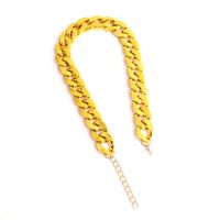 1 Piece Simple Style Solid Color Arylic Chain Women's Necklace sku image 5
