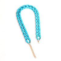 1 Piece Simple Style Solid Color Arylic Chain Women's Necklace sku image 3