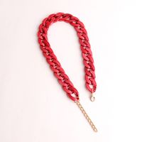 1 Piece Simple Style Solid Color Arylic Chain Women's Necklace sku image 8