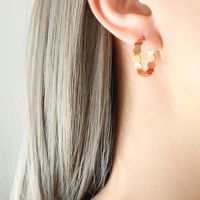 Mode Rétro Minimaliste Couture Ovale Boucles D&#39;oreilles En Acier Titane Ensemble De Bracelet Pour Les Femmes sku image 3