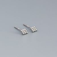 Casual Geometric Sterling Silver Plating Ear Studs 1 Pair sku image 1
