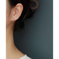 Décontractée Géométrique Argent Sterling Placage Boucles D'oreilles 1 Paire main image 2