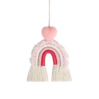 1 Pièce Mode Arc-en-ciel Bois Fil De Coton Tricot Pendentif sku image 25