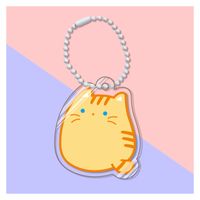 1 Piece Fashion Cat Arylic Beaded Unisex Keychain main image 4