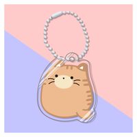 1 Piece Fashion Cat Arylic Beaded Unisex Keychain sku image 4