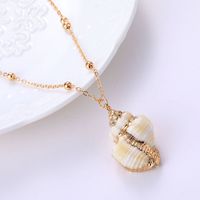 Vacation Shell Alloy Wholesale Pendant Necklace main image 4