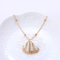Vacation Shell Alloy Wholesale Pendant Necklace main image 3