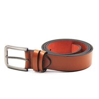Vintage Style Solid Color Pu Leather Alloy Men's Leather Belts main image 5