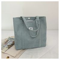 Unisex Fashion Solid Color Canvas Shopping Bags sku image 3