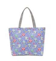 Unisex Cute Flower Canvas Shopping Bags sku image 3