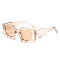 Basic Lady Fashion Ac Square Quadrilateral Full Frame Women's Sunglasses sku image 7