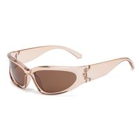Fashion Solid Color Pc Special-shaped Mirror Full Frame Women's Sunglasses sku image 5