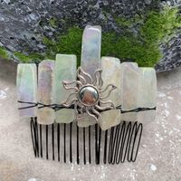 Fashion Sun Crown Crystal Insert Comb 1 Piece sku image 3