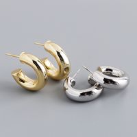 Fashion Geometric Sterling Silver Plating Ear Studs 1 Pair main image 1