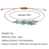 Pastoral Geometric Stone Rope Braid Women's Bracelets main image 4