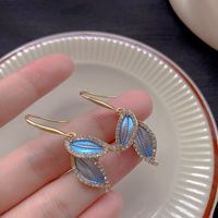 1 Pair Sweet Heart Shape Flower Bow Knot Artificial Pearl Alloy Rhinestone Inlay Artificial Gemstones Women's Earrings sku image 24