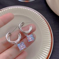 1 Pair Sweet Heart Shape Flower Bow Knot Artificial Pearl Alloy Rhinestone Inlay Artificial Gemstones Women's Earrings sku image 30