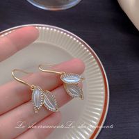 1 Pair Sweet Heart Shape Flower Bow Knot Artificial Pearl Alloy Rhinestone Inlay Artificial Gemstones Women's Earrings sku image 23