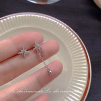 1 Pair Sweet Heart Shape Flower Bow Knot Artificial Pearl Alloy Rhinestone Inlay Artificial Gemstones Women's Earrings sku image 29