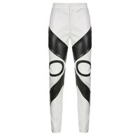 Women's Street Streetwear Solid Color Full Length Printing Zipper Casual Pants sku image 8