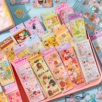 Cute Cartoon Children Notebook Stickers Laser Goo Card Stickers Journal Stickers Wholesale main image 2