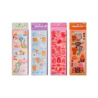 Cute Cartoon Children Notebook Stickers Laser Goo Card Stickers Journal Stickers Wholesale main image 6