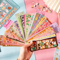 Cute Cartoon Children Notebook Stickers Laser Goo Card Stickers Journal Stickers Wholesale main image 4