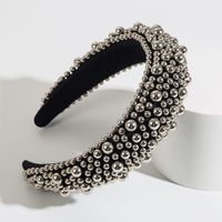 Feenhafter Stil Geometrisch Flanell Inlay Künstliche Perlen Haarband 1 Stück sku image 1