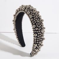 Feenhafter Stil Geometrisch Flanell Inlay Künstliche Perlen Haarband 1 Stück main image 3