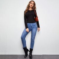 Women's Knitwear Long Sleeve Sweaters & Cardigans Backless Fashion Solid Color main image 2