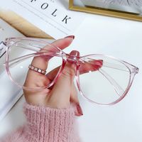 Fashion Simple Style Solid Color Pc Square Full Frame Optical Glasses sku image 27