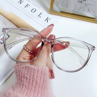 Fashion Simple Style Solid Color Pc Square Full Frame Optical Glasses main image 6