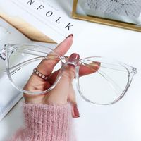 Fashion Simple Style Solid Color Pc Square Full Frame Optical Glasses main image 1