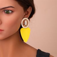 Fashion Leaf Alloy Plating Women's Earrings sku image 29