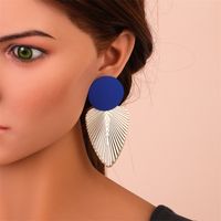 Fashion Leaf Alloy Plating Women's Earrings sku image 7