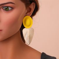 Fashion Leaf Alloy Plating Women's Earrings sku image 19