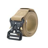 Basic Solid Color Alloy Nylon Men's Woven Belts sku image 9