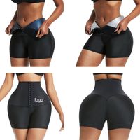 Sports Solid Color Neoprene Polyester Active Bottoms Shorts Leggings main image 5