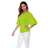 Women's T-shirt Short Sleeve T-shirts Casual Solid Color main image 5